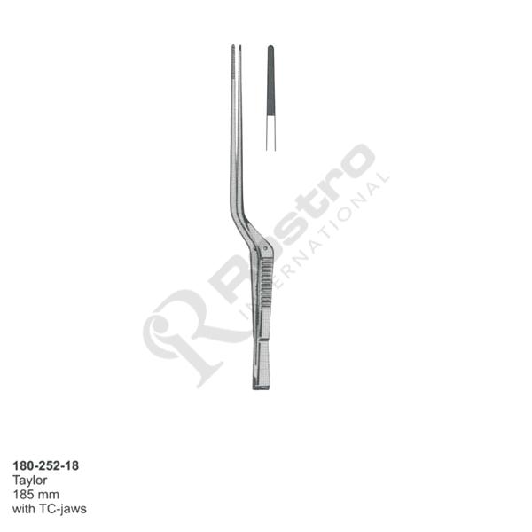 Bayonet shaped Forceps