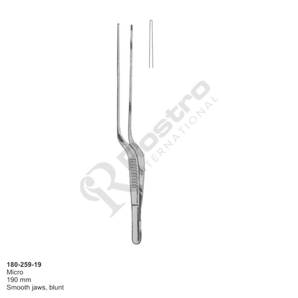 Bayonet shaped Forceps