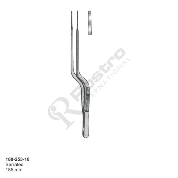 Bayonet shaped Forceps