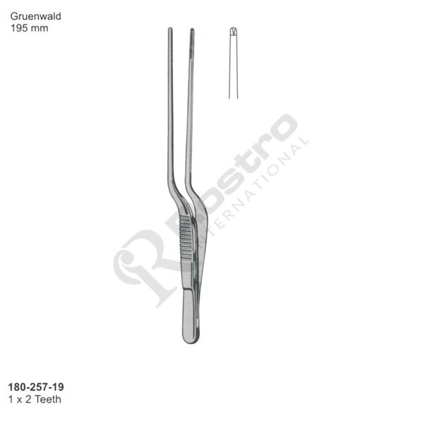 Bayonet shaped Forceps