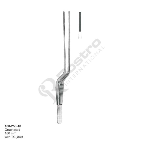 Bayonet shaped Forceps