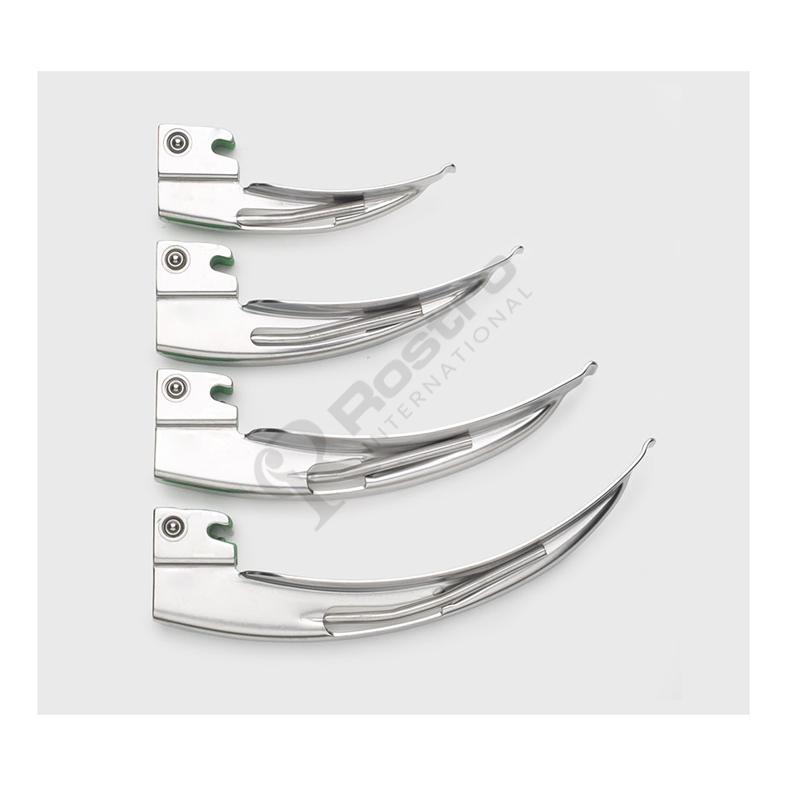 Laryngoscope Set with 5 Blades 75-210 mm 