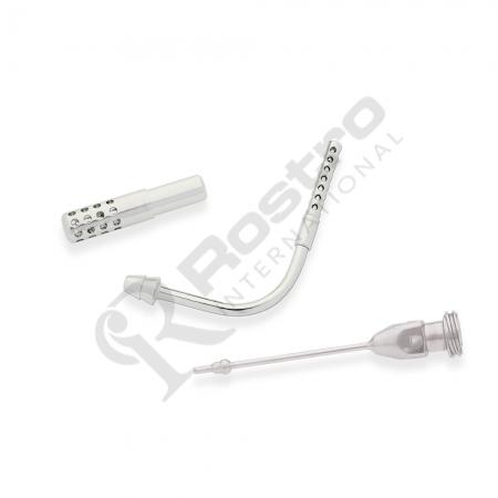 Cardiac Sump Suction Curved Stainless Steel 2.7cm