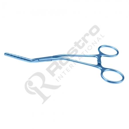 Cooley Pediatric Clamp Curved Titanium 17cm