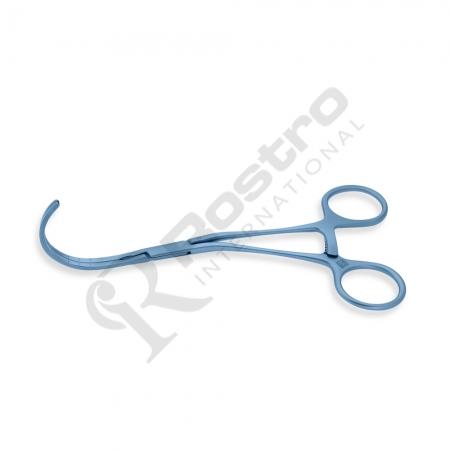 Cooley Pediatric Clamp Full curved Titanium 17cm