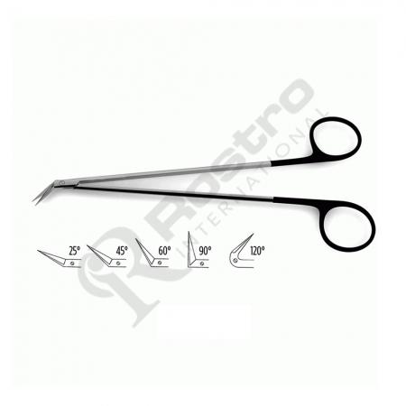 DeBakey Vascular Scissors Straight Curved Angled 45°