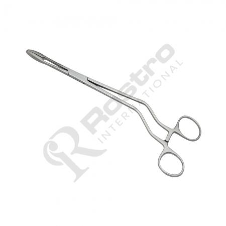 Gynecology Ligature Forceps Straight Curved Stainless Steel