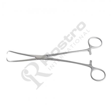 Gynecology Ligature Forceps Straight Curved Stainless Steel