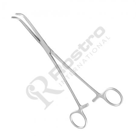 Gynecology Ligature Forceps Straight Curved Stainless Steel