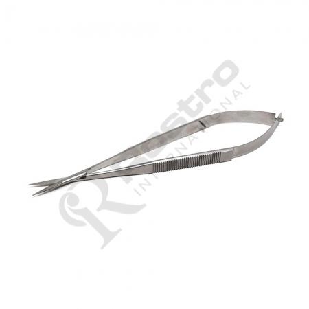 Micro Spring Scissor Straight Curved Stainless Steel 8 cm