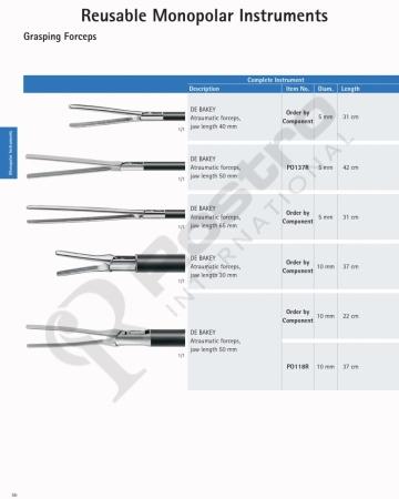 Reusable Monopolar Instruments