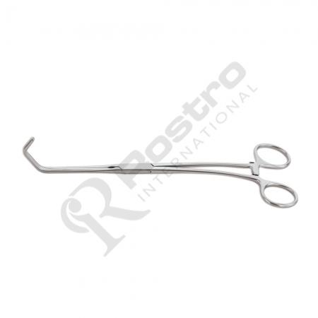 Ring tip Micro Spring Scissor Straigh Curved Handle Titanium 20 cm