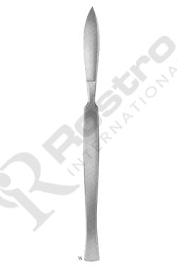 Dissecting Knives Fig.4, With Metal Handle, 16cm