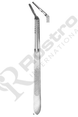  Scalpel Handles curved Stainless Steel 13cm