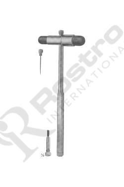 Buck Tromner Neurological Reflex Hammer with Built-in Brush 200 mm