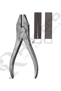 Wire Holding forceps, Flat-nosed Pliers,