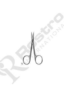 Delicate Iris Scissors With Sharp Straigh & Curved 9 cm