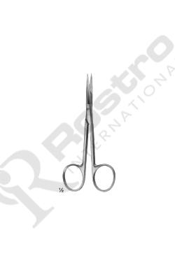 Delicate Iris Scissors With Sharp Straigh & Curved 9 cm