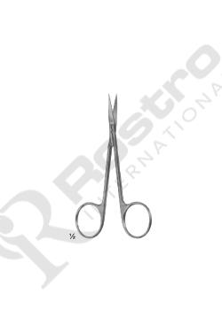 Delicate Iris Scissors With Sharp Straigh & Curved 9 cm