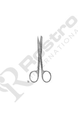 Standard Surgical Scissors straight or curved Stainless Steel 15 cm