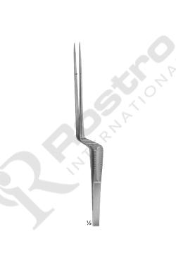 Micro Forceps,Jeweler Types Straight & Curved Stainless Steel 10 cm