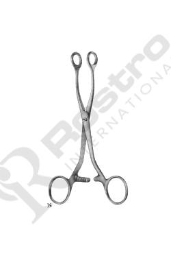 Collin Swab Forceps Straight & Curved Stainless Steel 15 cm