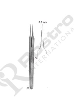 Lazar Micro Suture Forceps Straight Stainless Steel 15 cm