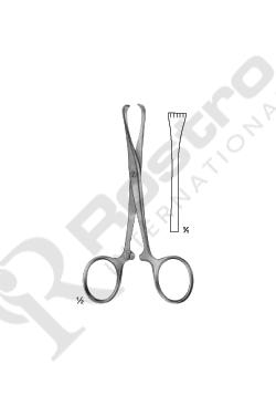 Tuffier Tissue Grasping Forceps 130mm