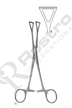 Collin Tissue Forceps Straight 250 mm